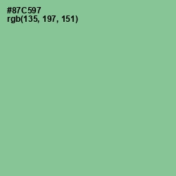 #87C597 - Feijoa Color Image