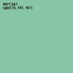#87C5A7 - Vista Blue Color Image