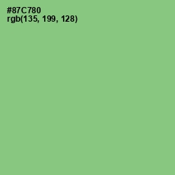 #87C780 - Feijoa Color Image