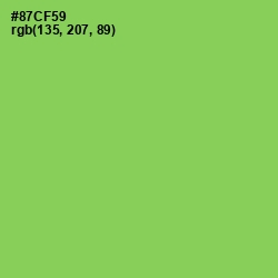 #87CF59 - Conifer Color Image