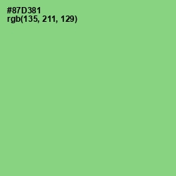 #87D381 - Feijoa Color Image