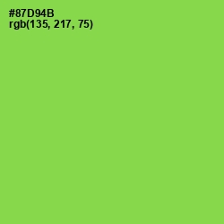 #87D94B - Conifer Color Image
