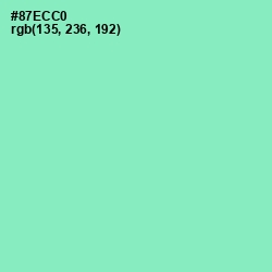 #87ECC0 - Riptide Color Image