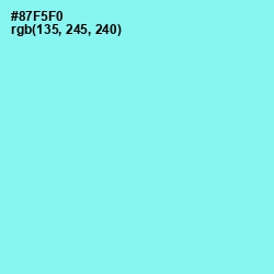 #87F5F0 - Anakiwa Color Image