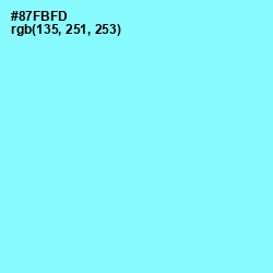 #87FBFD - Anakiwa Color Image