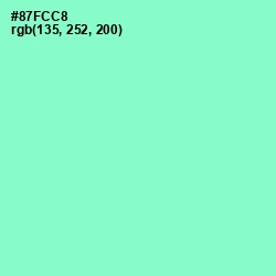 #87FCC8 - Riptide Color Image