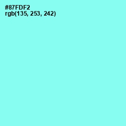 #87FDF2 - Anakiwa Color Image