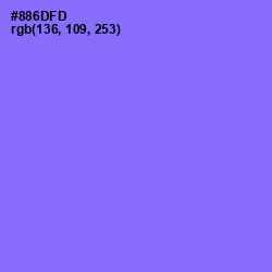 #886DFD - Medium Purple Color Image