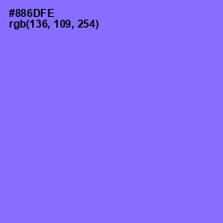 #886DFE - Medium Purple Color Image