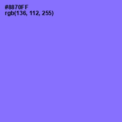 #8870FF - Medium Purple Color Image