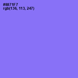 #8871F7 - Medium Purple Color Image