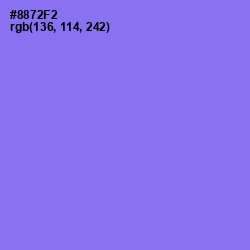 #8872F2 - Medium Purple Color Image