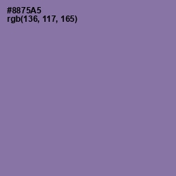 #8875A5 - Purple Mountain's Majesty Color Image