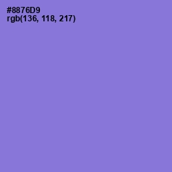 #8876D9 - True V Color Image