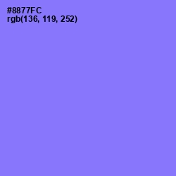 #8877FC - Medium Purple Color Image