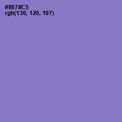 #8878C5 - True V Color Image