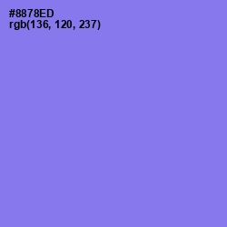 #8878ED - Medium Purple Color Image