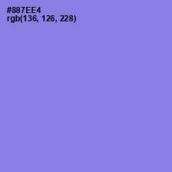 #887EE4 - True V Color Image