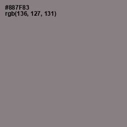 #887F83 - Mountbatten Pink Color Image