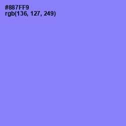 #887FF9 - Medium Purple Color Image