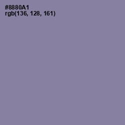 #8880A1 - Manatee Color Image