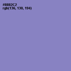 #8882C2 - Chetwode Blue Color Image