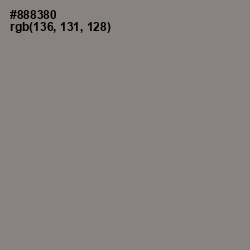 #888380 - Natural Gray Color Image