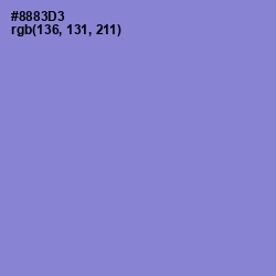 #8883D3 - Chetwode Blue Color Image