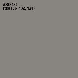 #888480 - Natural Gray Color Image