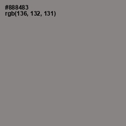 #888483 - Natural Gray Color Image