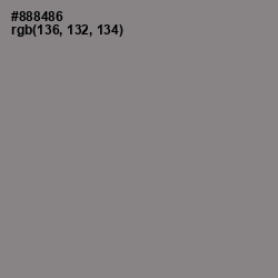 #888486 - Suva Gray Color Image