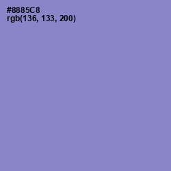 #8885C8 - Chetwode Blue Color Image