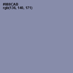#888CAB - Manatee Color Image