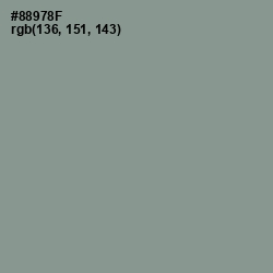 #88978F - Spanish Green Color Image