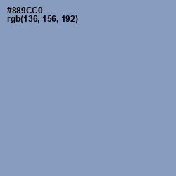#889CC0 - Blue Bell Color Image