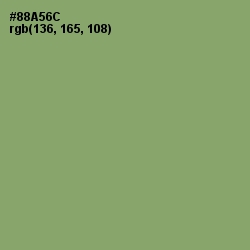 #88A56C - Olivine Color Image