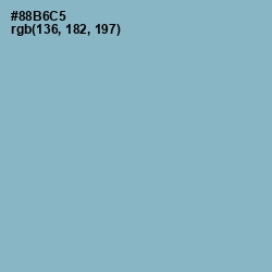 #88B6C5 - Glacier Color Image