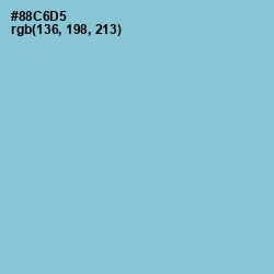 #88C6D5 - Half Baked Color Image