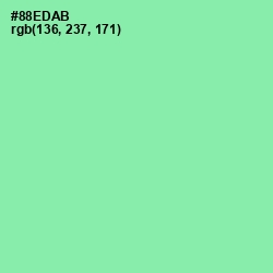 #88EDAB - Algae Green Color Image