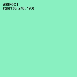 #88F0C1 - Riptide Color Image