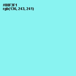 #88F3F1 - Anakiwa Color Image
