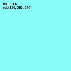 #88FCF6 - Anakiwa Color Image
