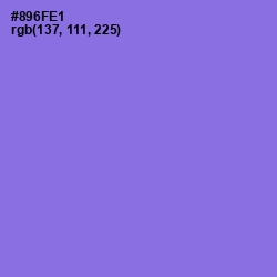 #896FE1 - Medium Purple Color Image