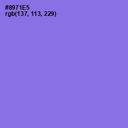 #8971E5 - Medium Purple Color Image