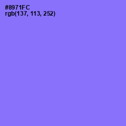 #8971FC - Medium Purple Color Image