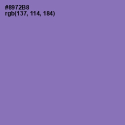 #8972B8 - Wisteria Color Image