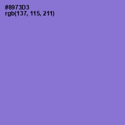 #8973D3 - True V Color Image