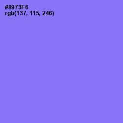 #8973F6 - Medium Purple Color Image