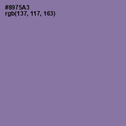 #8975A3 - Wisteria Color Image