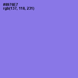 #8976E7 - Medium Purple Color Image